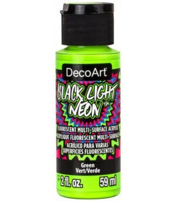 DecoArt Black Light Neon - Green 2oz